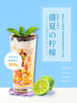 夏日果茶饮品海报