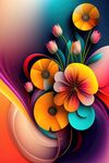 鲜花插画