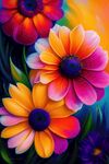 鲜花插画