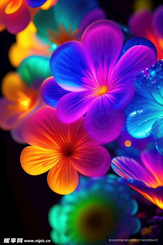 鲜花插画