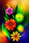 鲜花插画