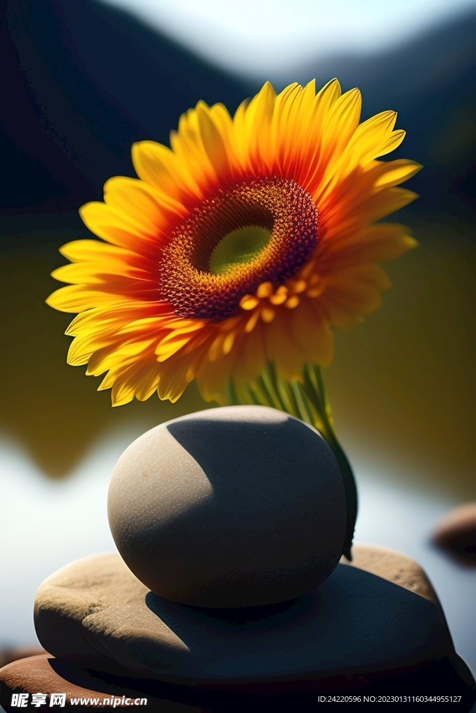 鲜花插画