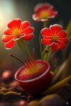 鲜花插画