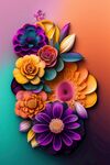 鲜花插画