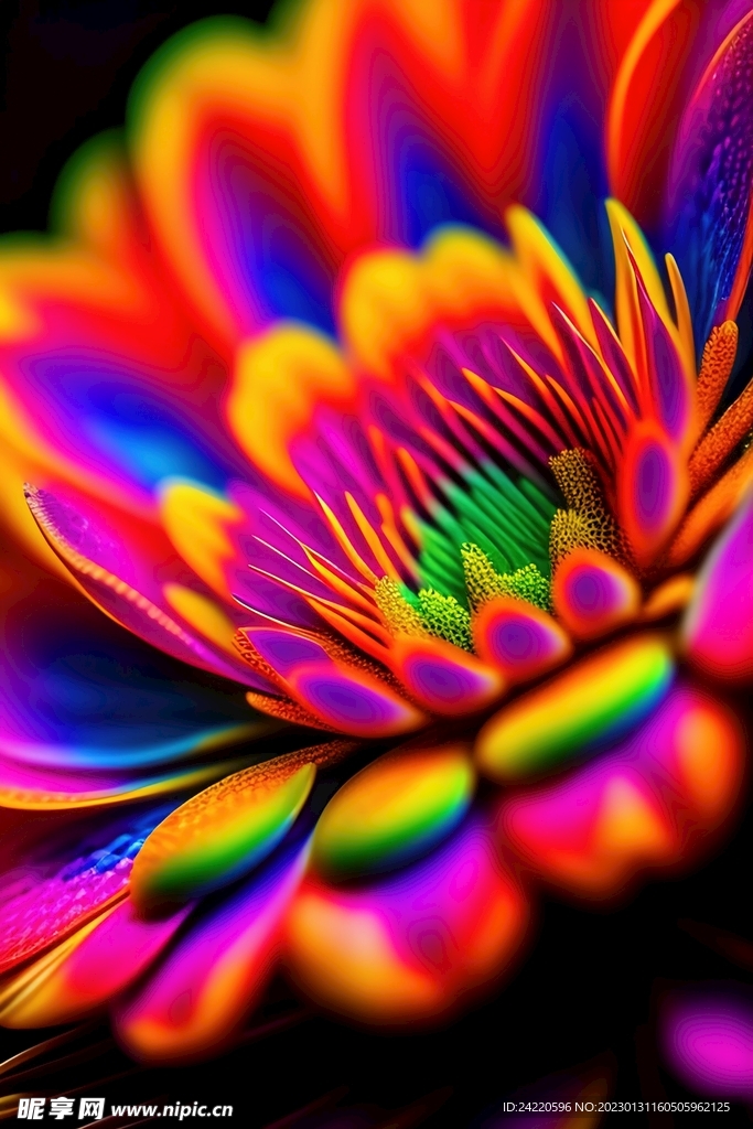 鲜花插画