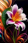 鲜花插画