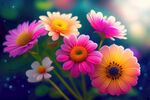 鲜花插画
