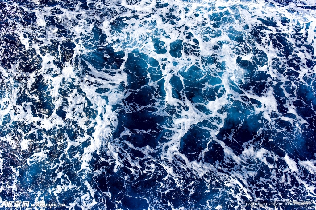 大海浪花图