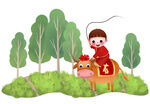 鞭打春牛立春习俗插图