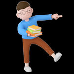 3d立体商务办公人物