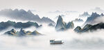 中国风山水画