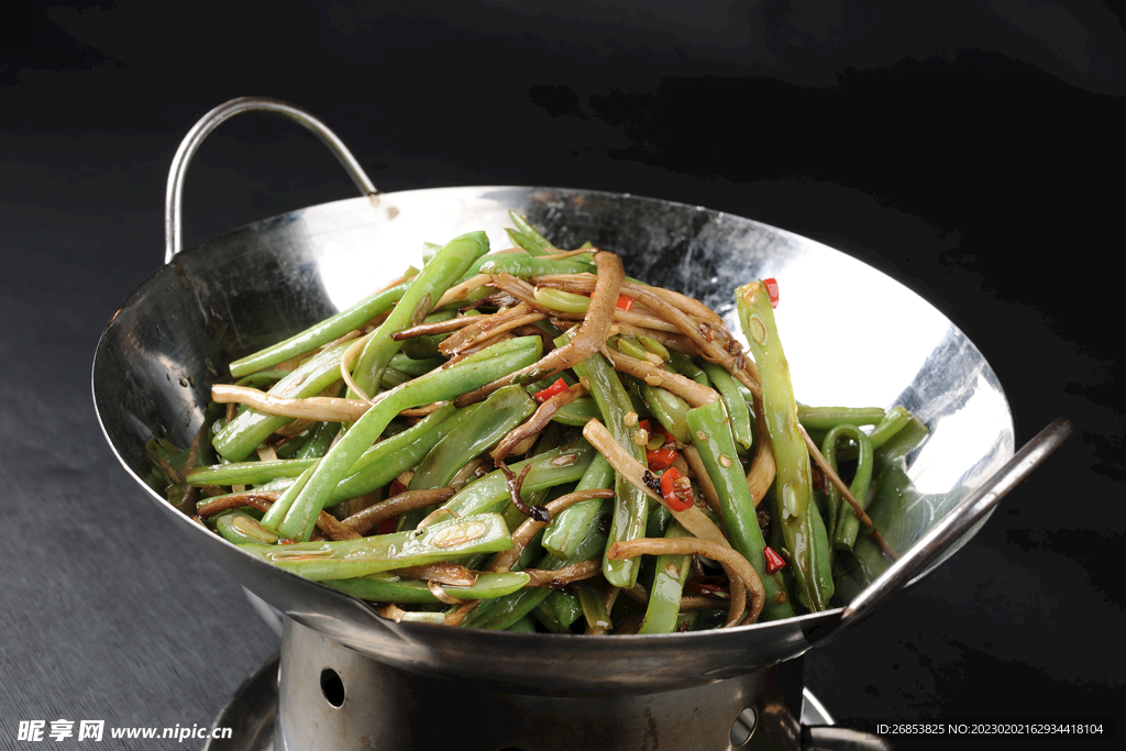 茶菇焗豆角