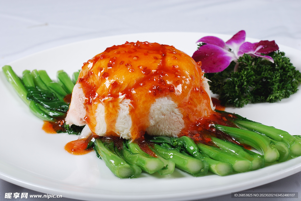 葱油腊味猴头菇