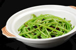 豆豉鲮鱼炒茼蒿