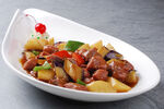 地三鲜烧牛肉粒