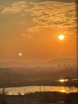 小镇夕阳
