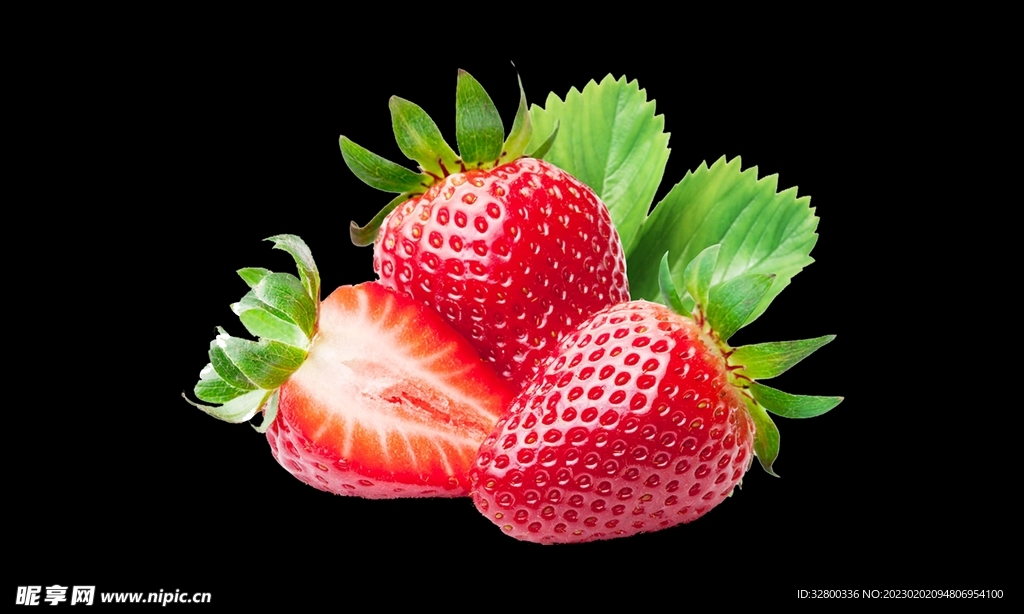 水果素材 草莓 免抠图片