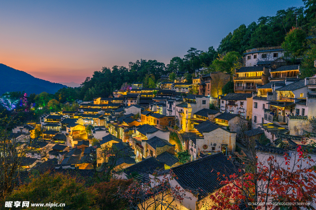 乡村夜景