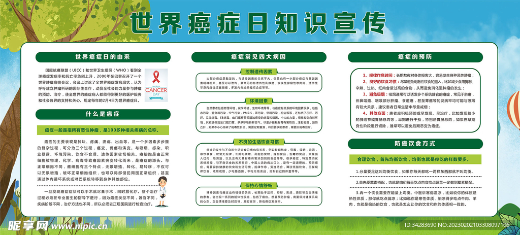 世界癌症日知识宣传