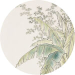 简约植物树圆形挂画装饰画