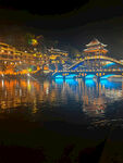 凤凰古城夜景
