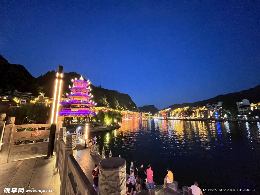 镇远古镇夜景