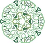 春季春天复古印花图案图形背景