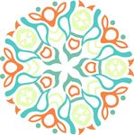 原创印花剪花古典图案图形元素