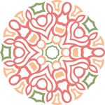 原创印花剪花古典图案图形元素