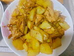 土鸡炖土豆