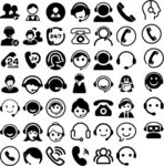 小图标矢量 通讯聊天 icon