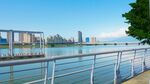 海边栏杆图