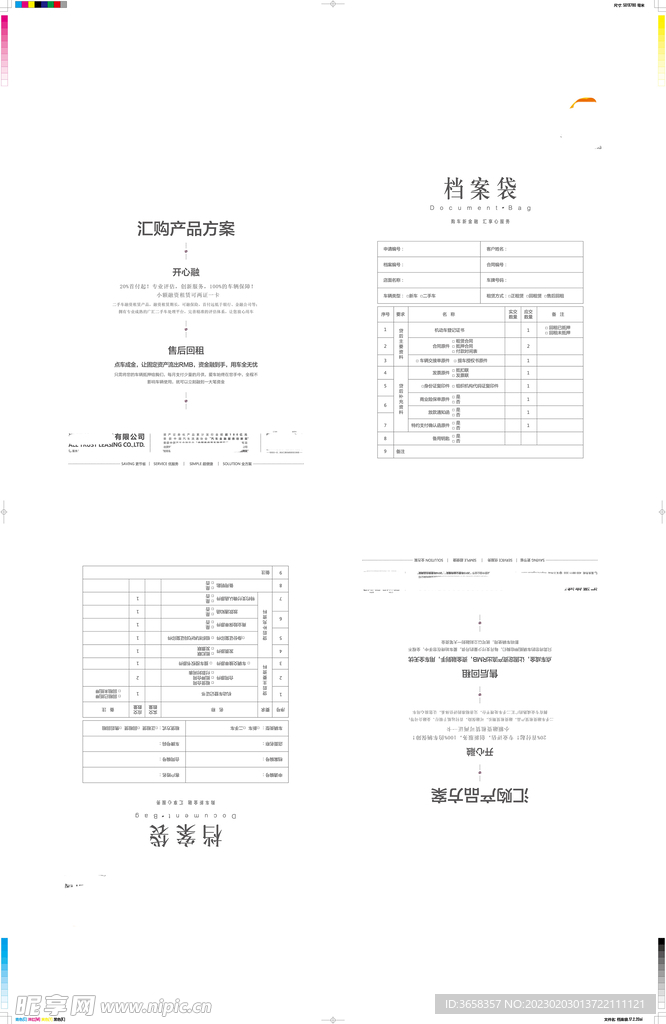 汽车VI物料