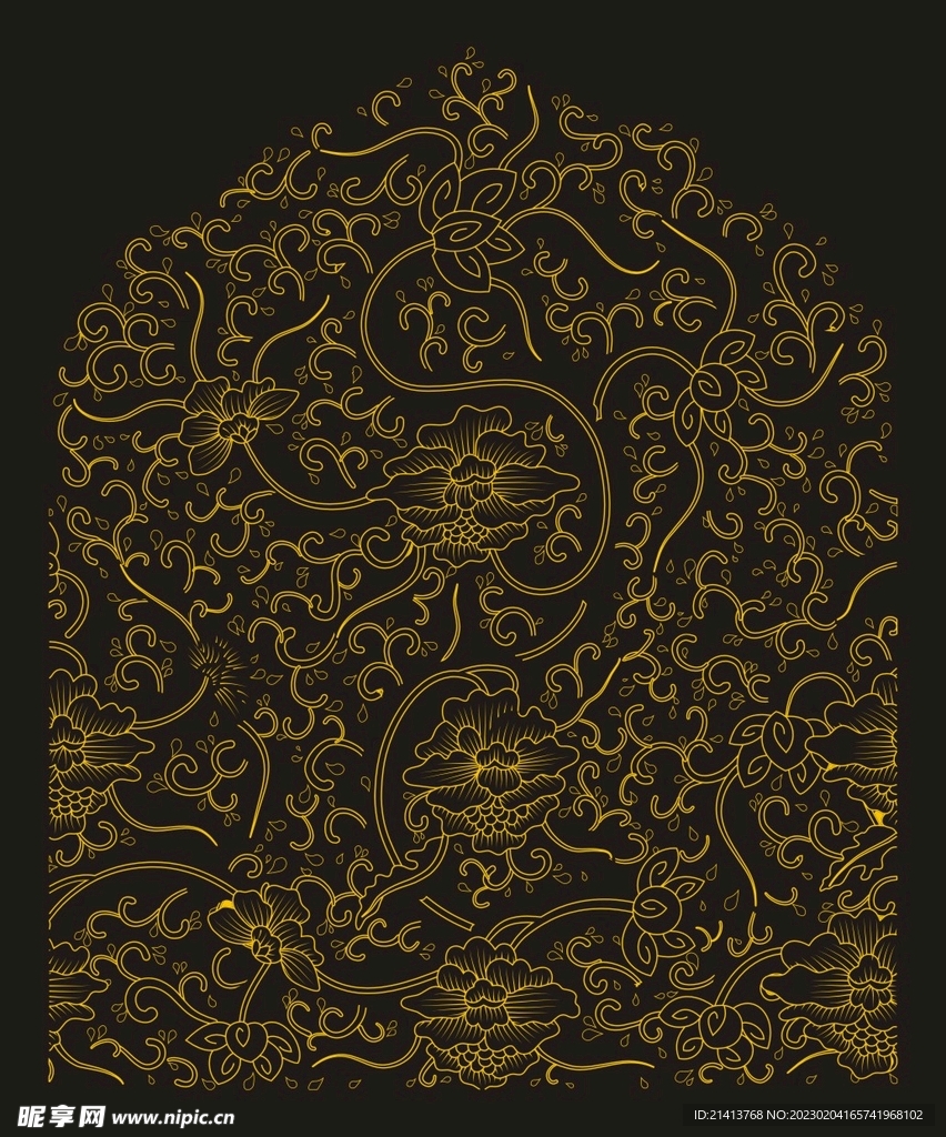 古典传统花纹 