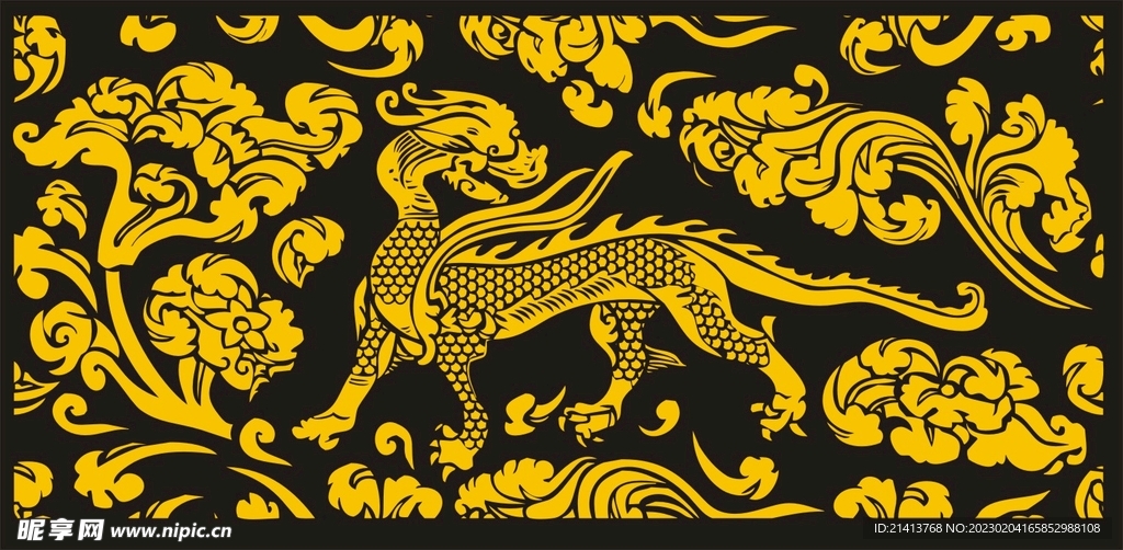 古典传统花纹 