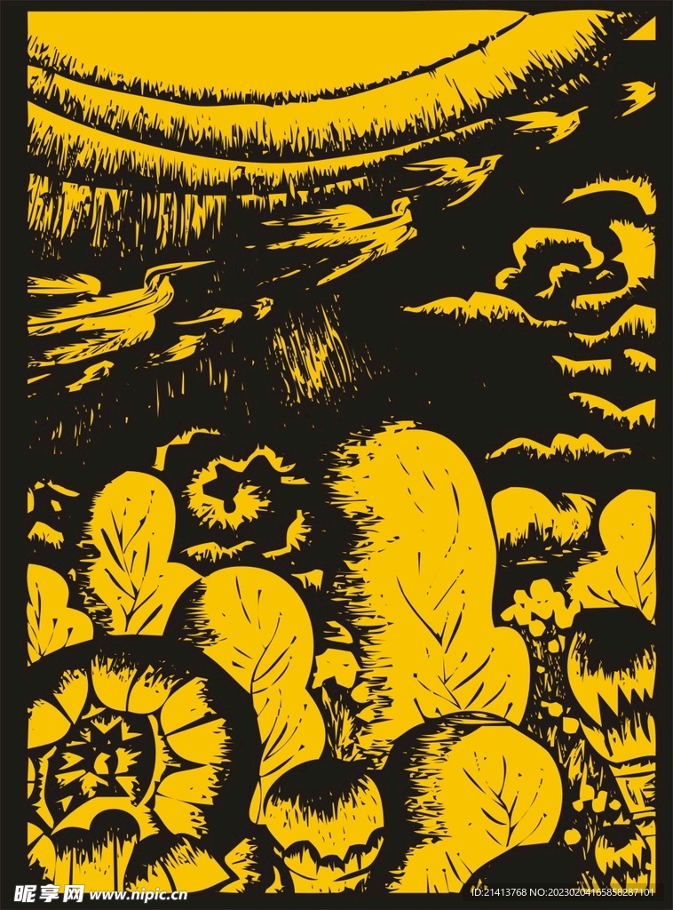 艺术版画素材
