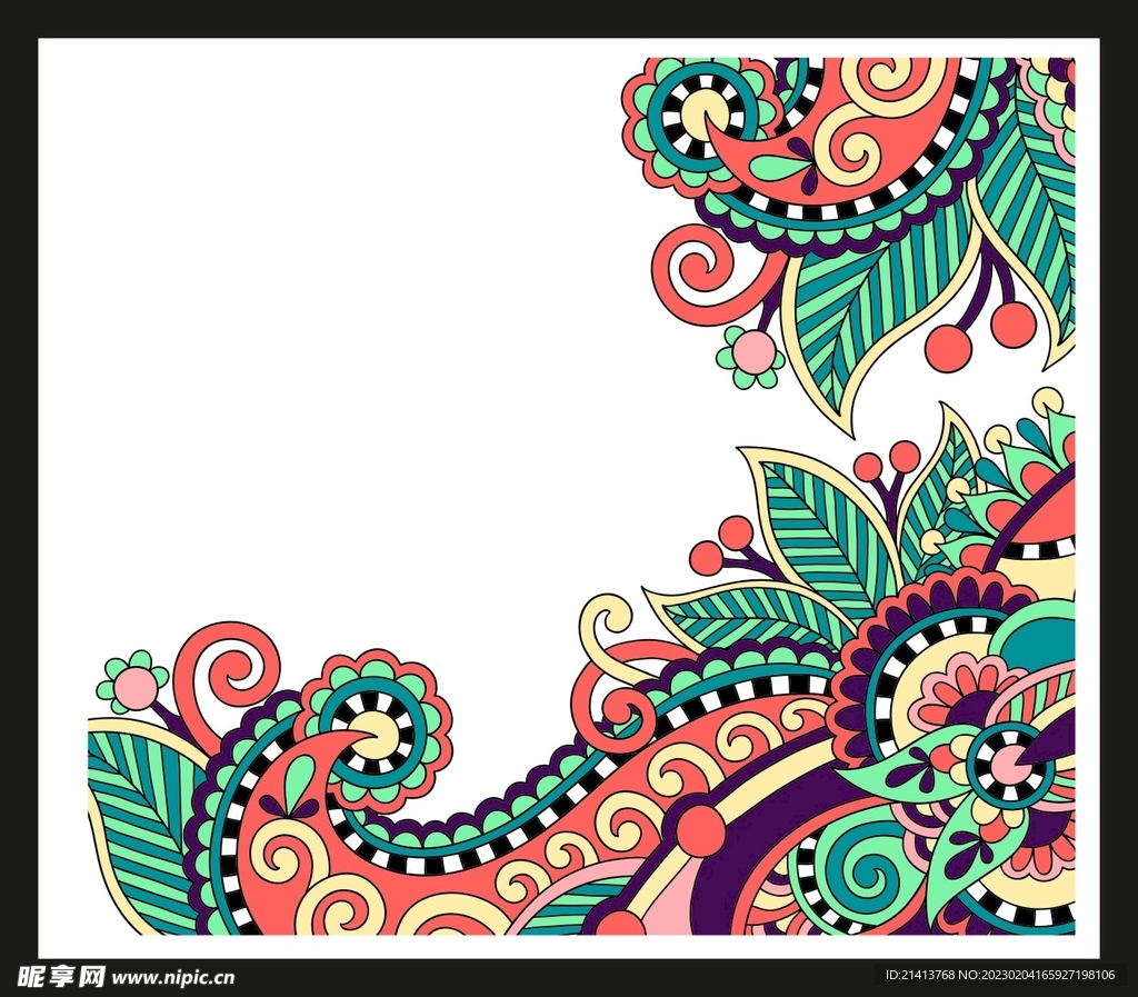 花边花纹底纹 
