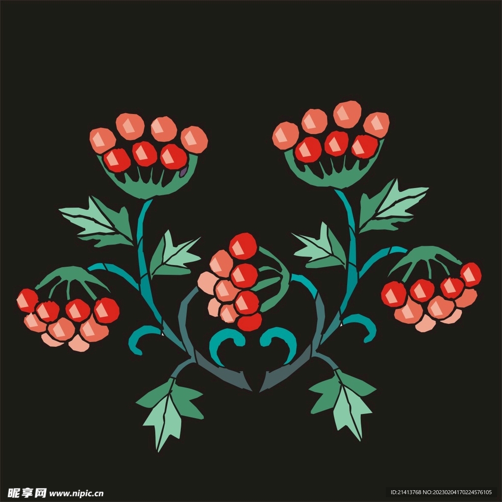 传统花纹底纹 