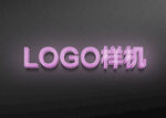 霓虹灯logo样机