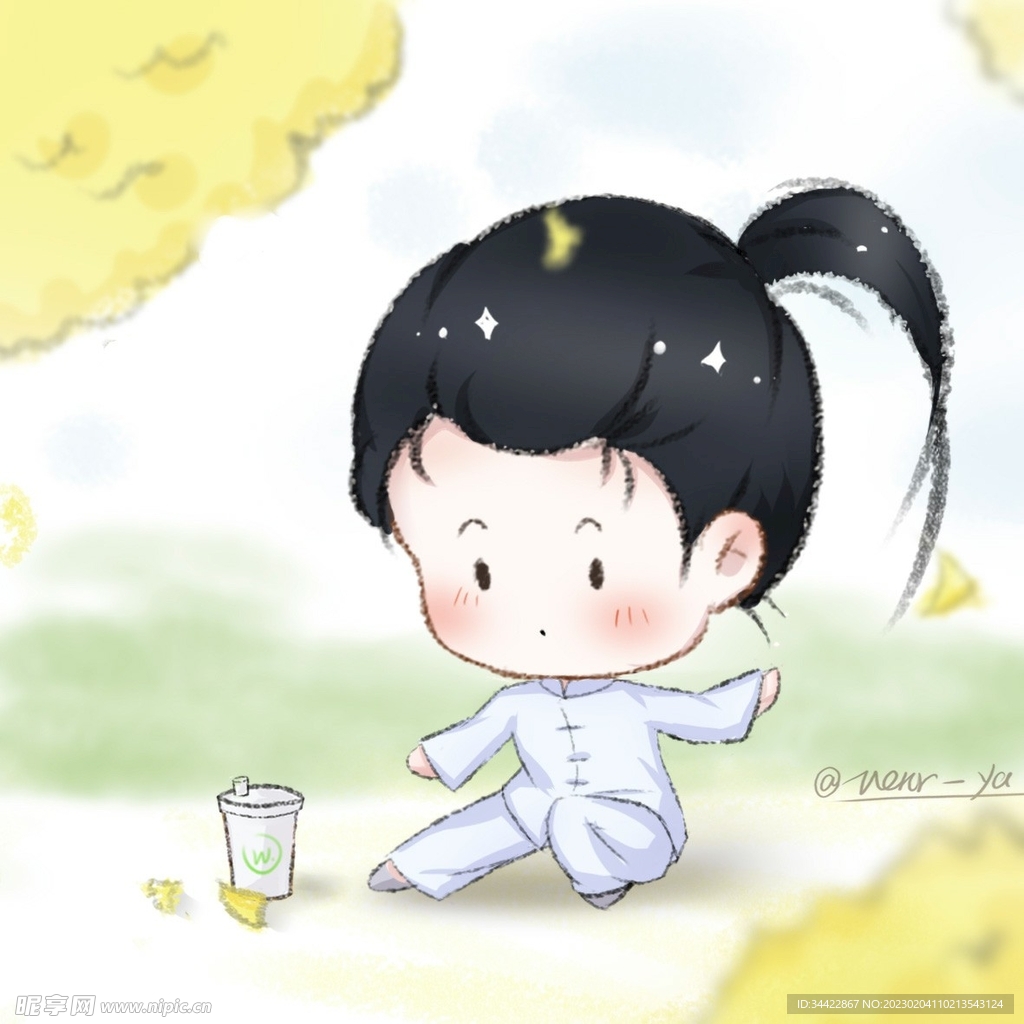 树下女孩