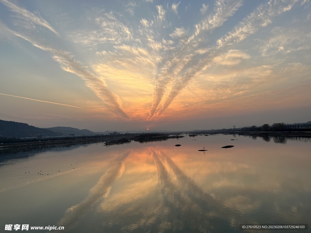 晚霞 夕阳 