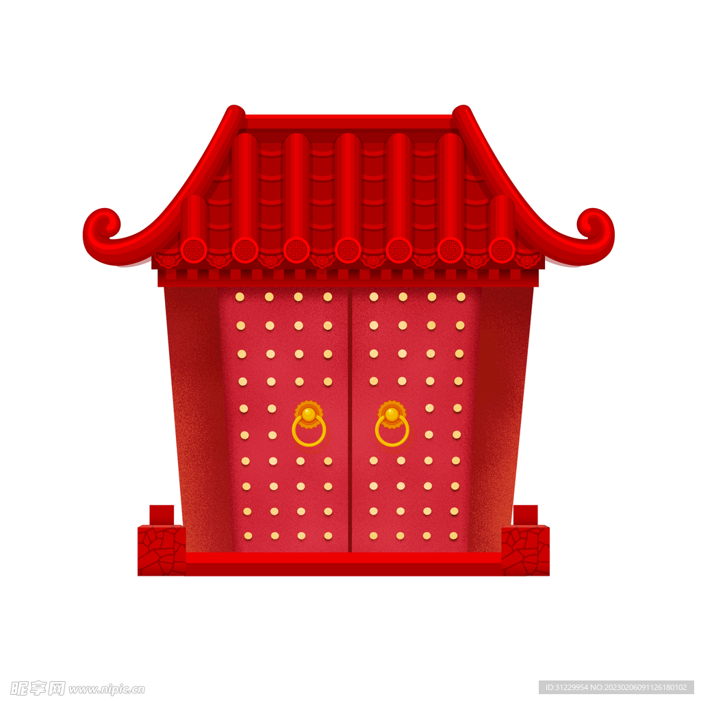  中式大门 