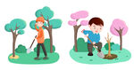 植树节儿童海报设计