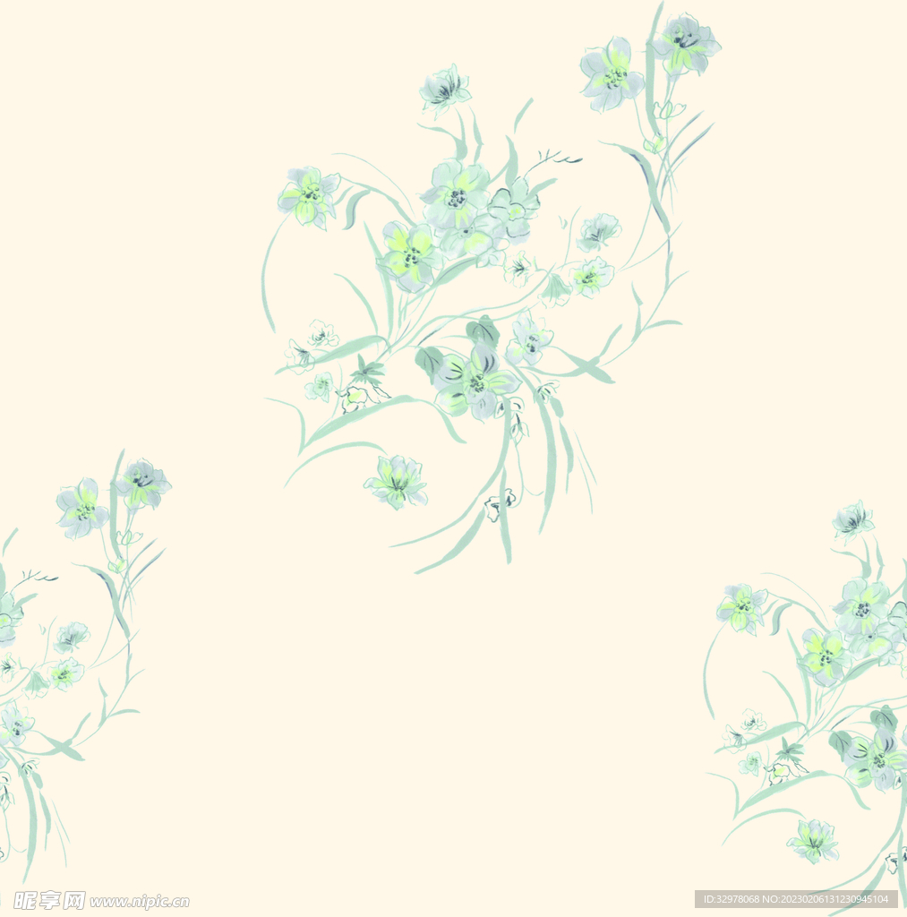 手绘花