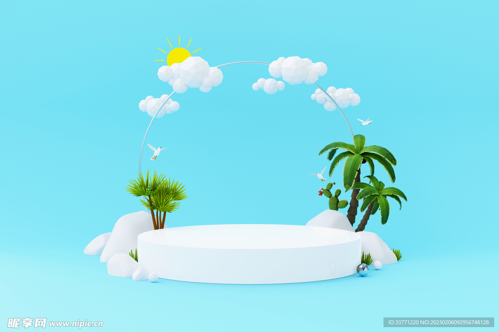 创意度假背景
