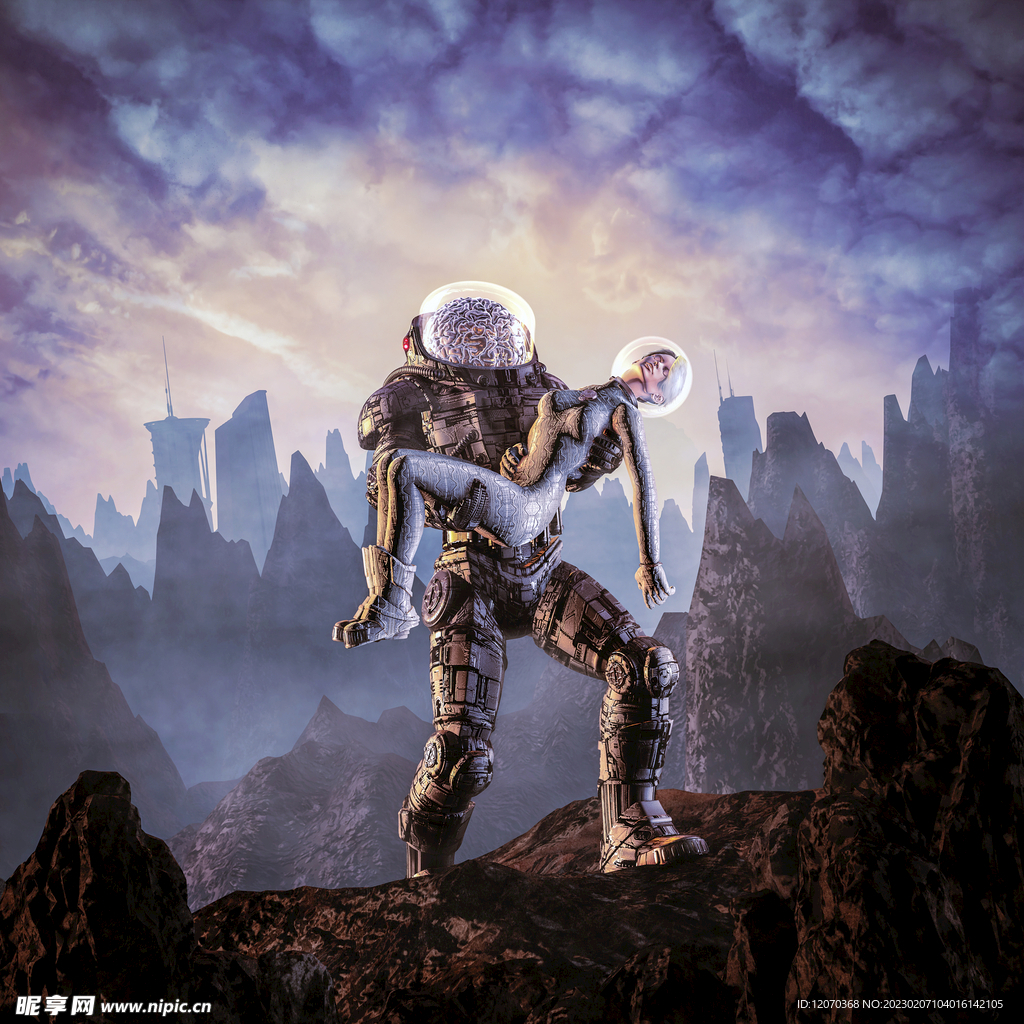 赛博朋克外星人科幻