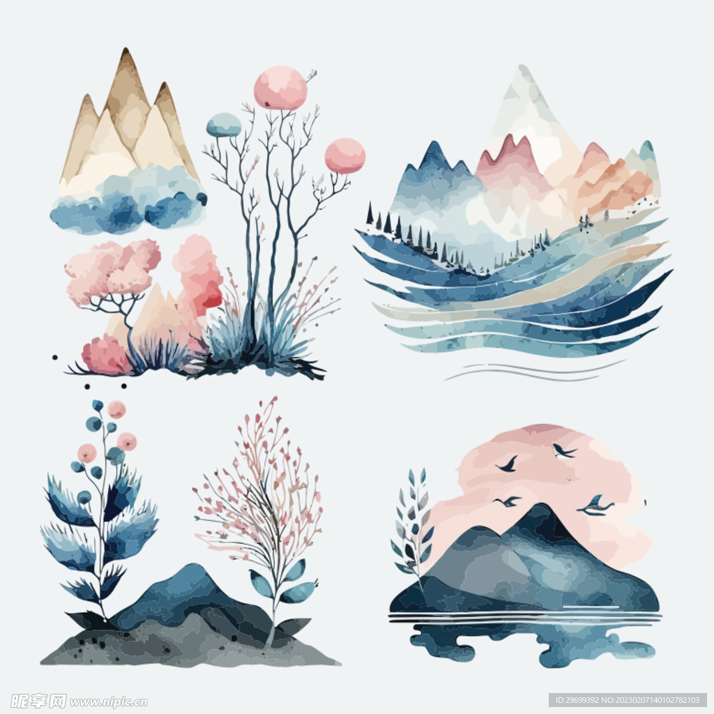 水彩画