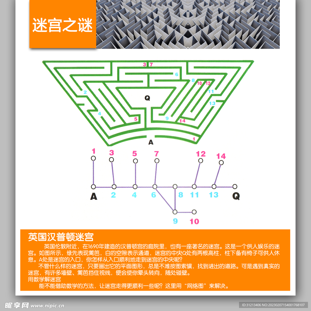 数学知识展板图片