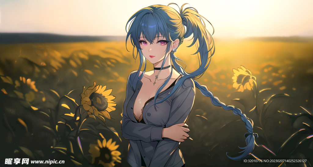 向日葵美女