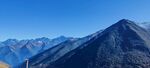 阿坝 蓝天白云 高原 山峦雪山